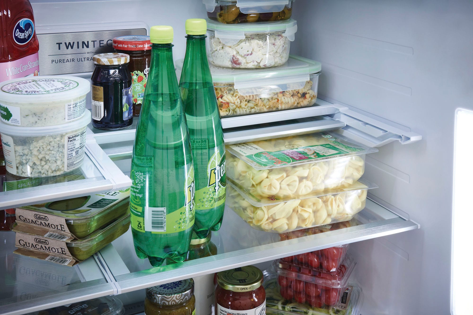 Alt View 11. Frigidaire - Gallery 21.5 Cu. Ft. Counter-Depth 4-Door French Door Refrigerator - Black Stainless steel.