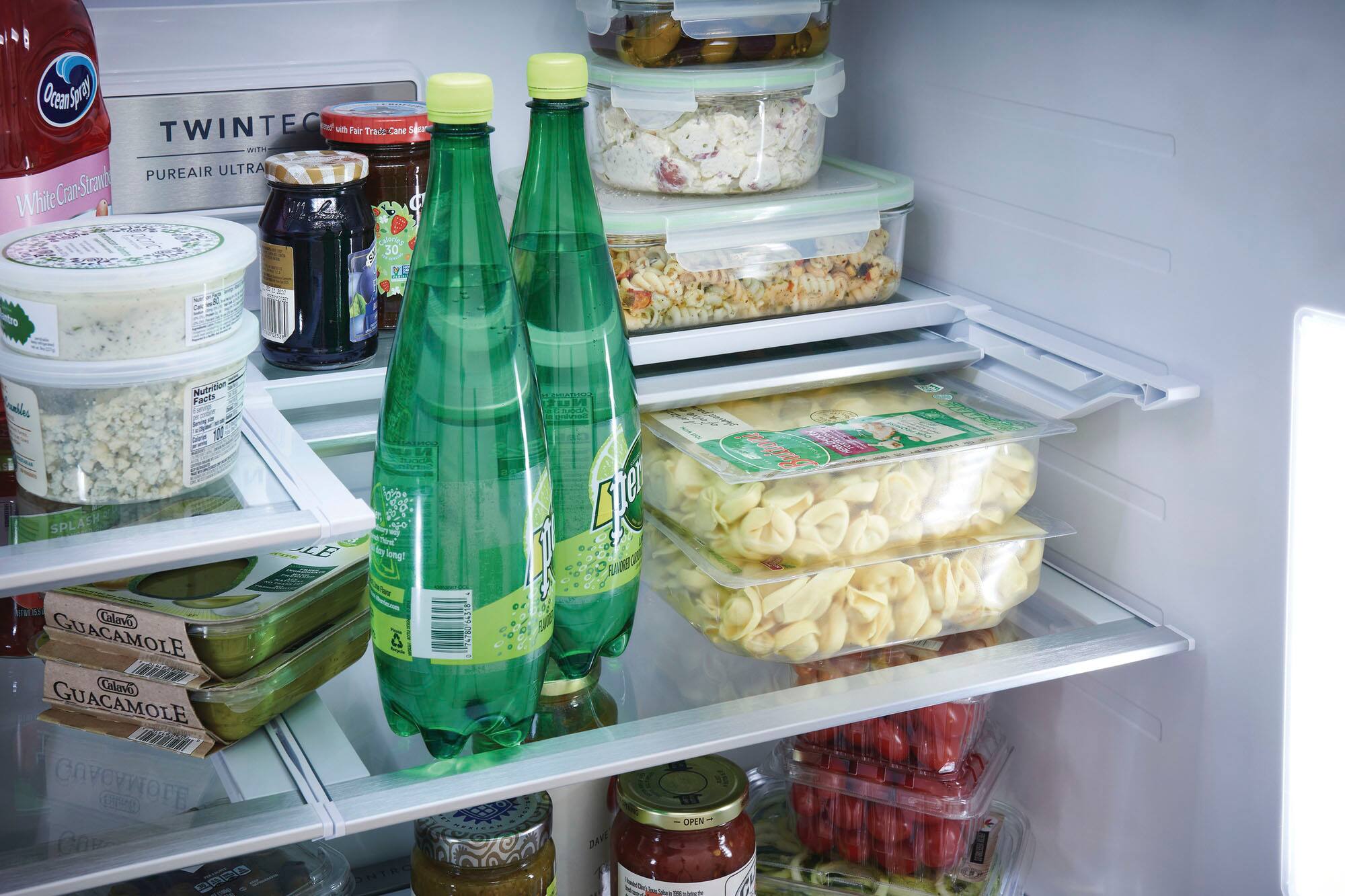 Alt View 11. Frigidaire - Gallery 21.5 Cu. Ft. Counter-Depth 4-Door French Door Refrigerator - Black Stainless steel.