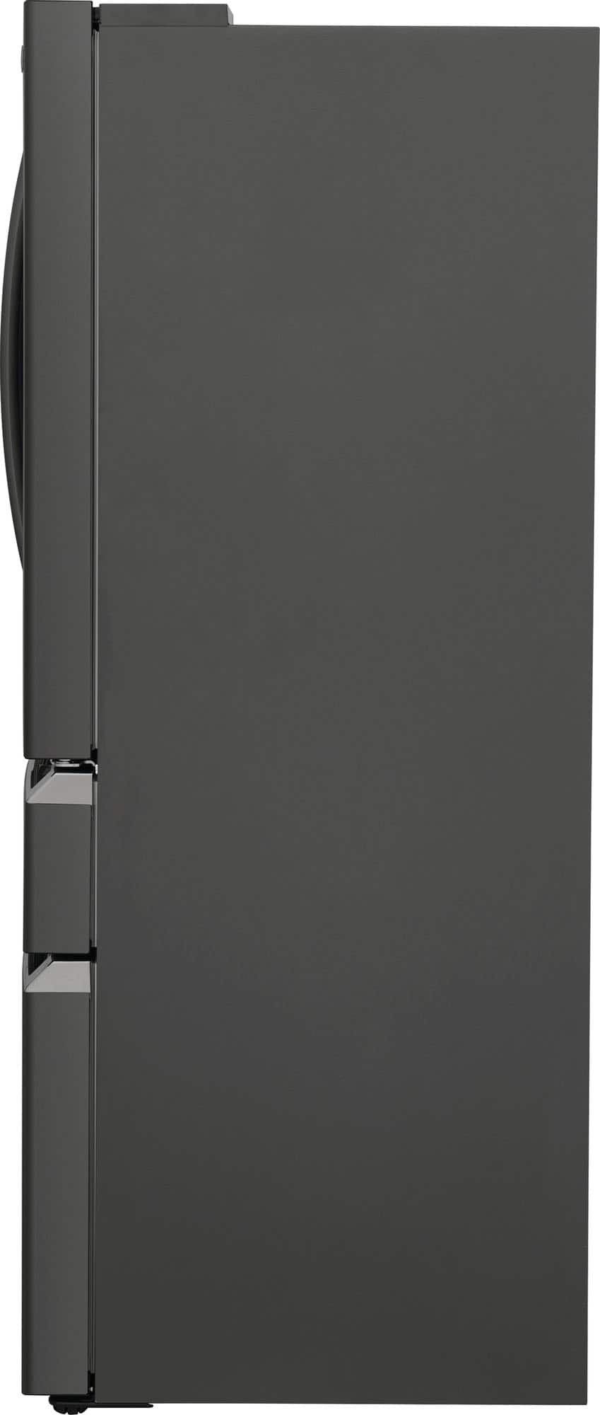 Alt View 22. Frigidaire - Gallery 21.5 Cu. Ft. Counter-Depth 4-Door French Door Refrigerator - Black Stainless steel.