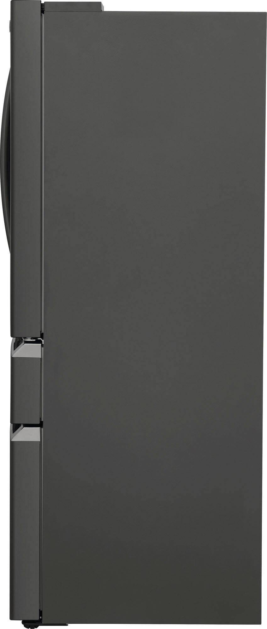 Alt View 22. Frigidaire - Gallery 21.5 Cu. Ft. Counter-Depth 4-Door French Door Refrigerator - Black Stainless steel.
