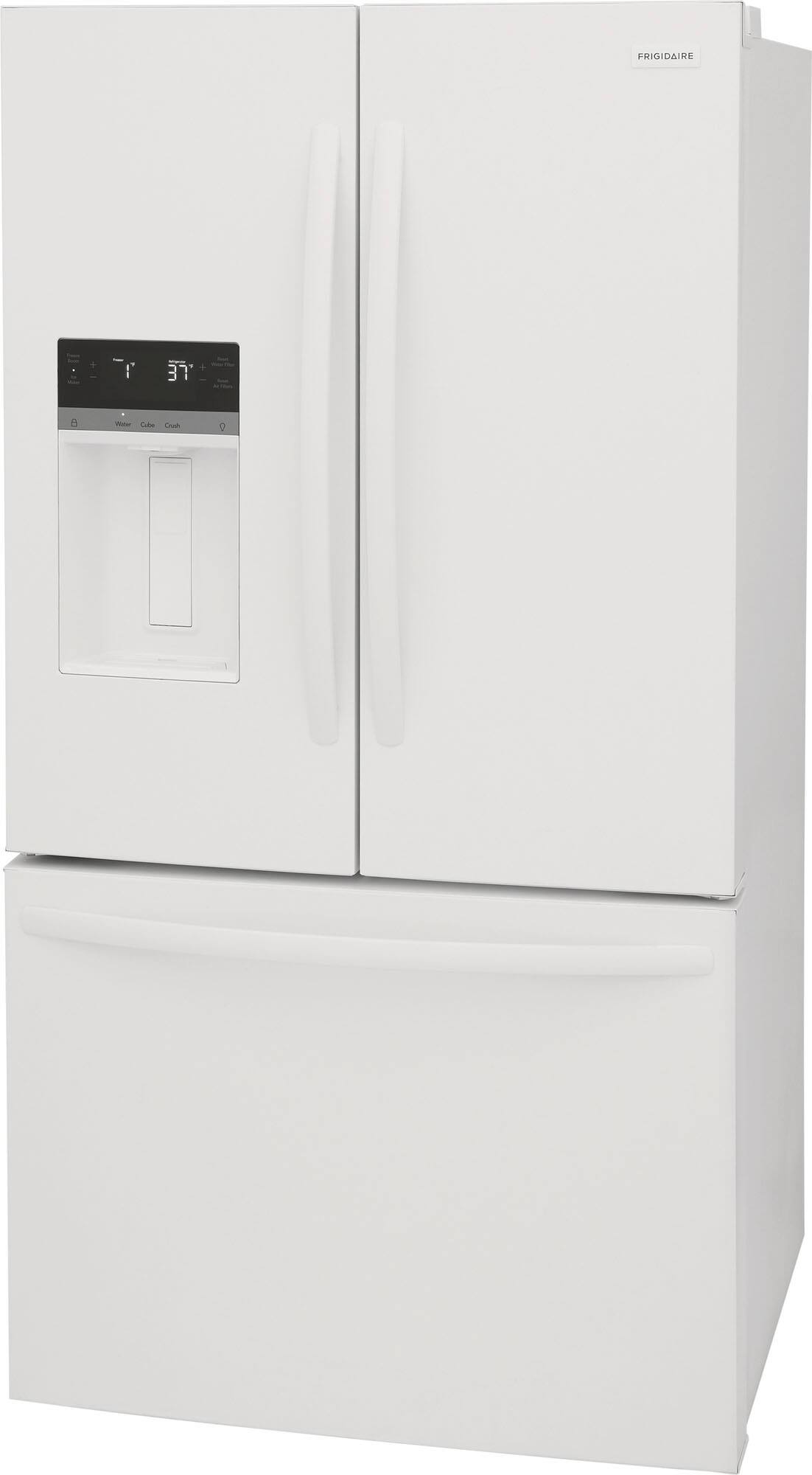 Angle. Frigidaire - 27.8 Cu. Ft. French Door Refrigerator - White.