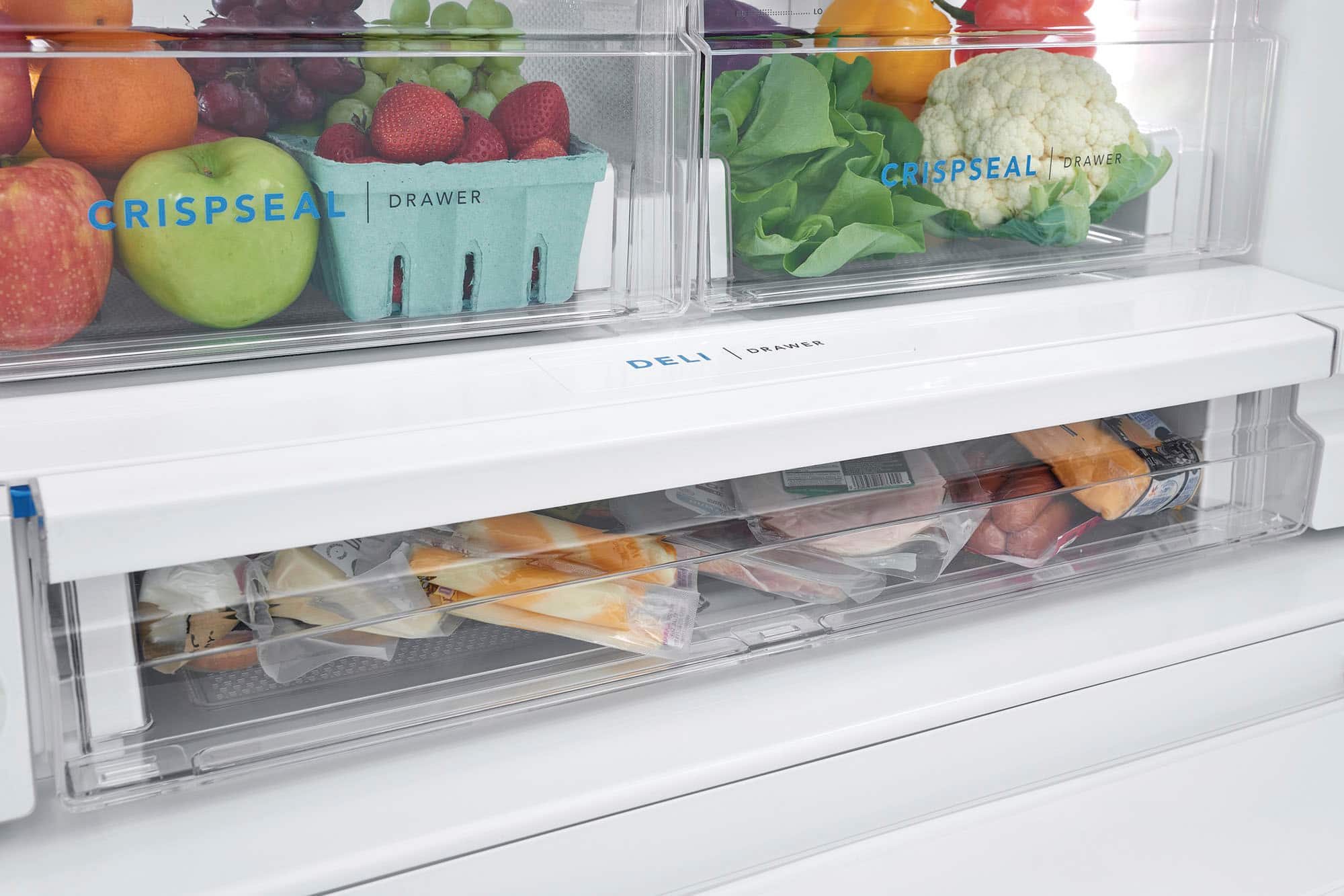 Alt View 12. Frigidaire - 27.8 Cu. Ft. French Door Refrigerator - White.