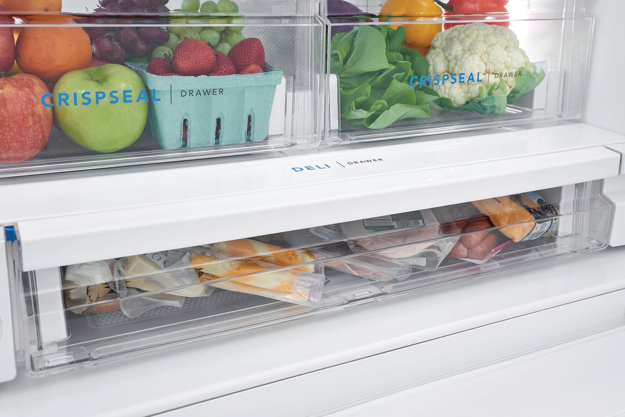 Alt View 12. Frigidaire - 27.8 Cu. Ft. French Door Refrigerator - White.