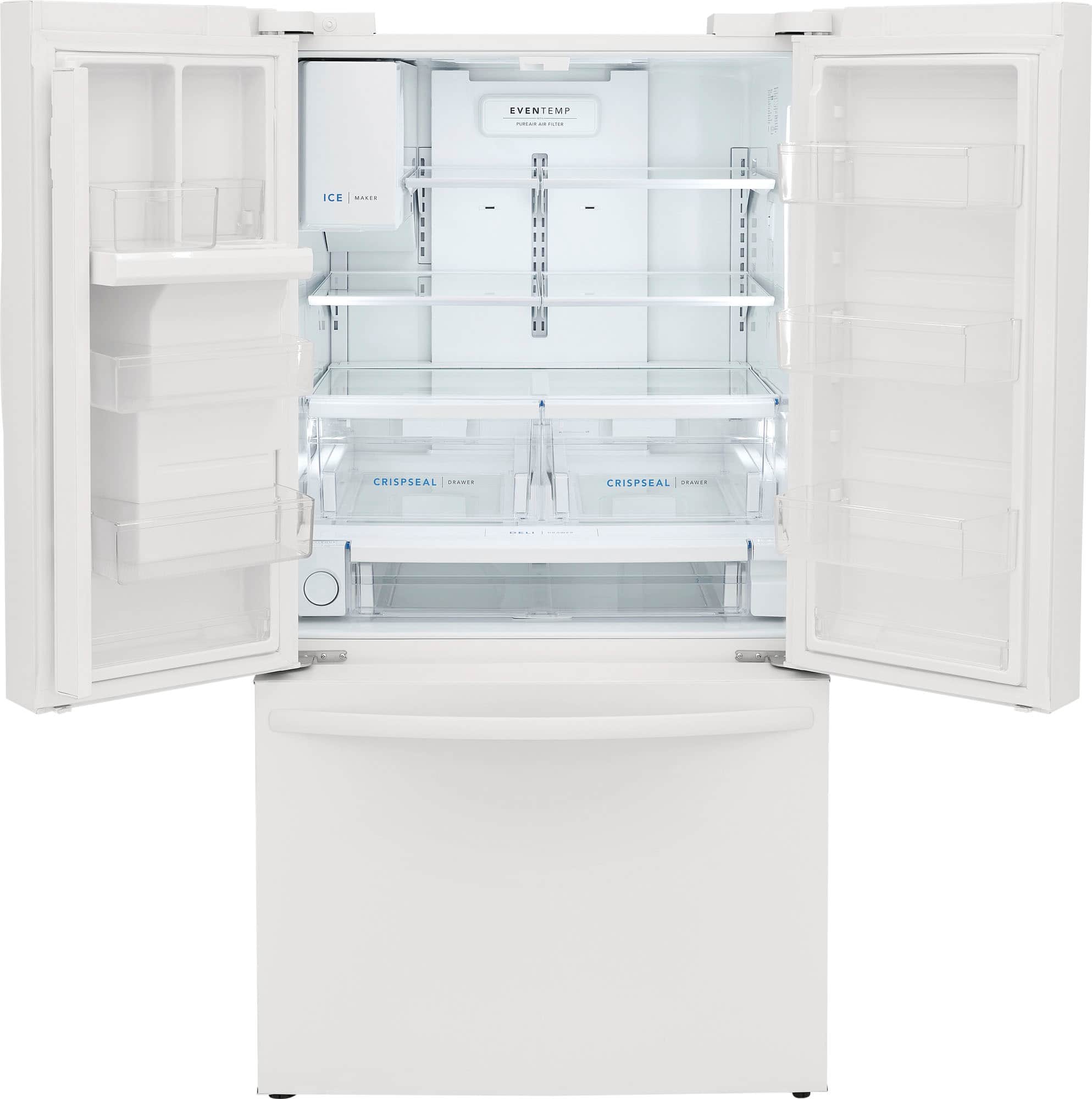 Alt View 1. Frigidaire - 27.8 Cu. Ft. French Door Refrigerator - White.