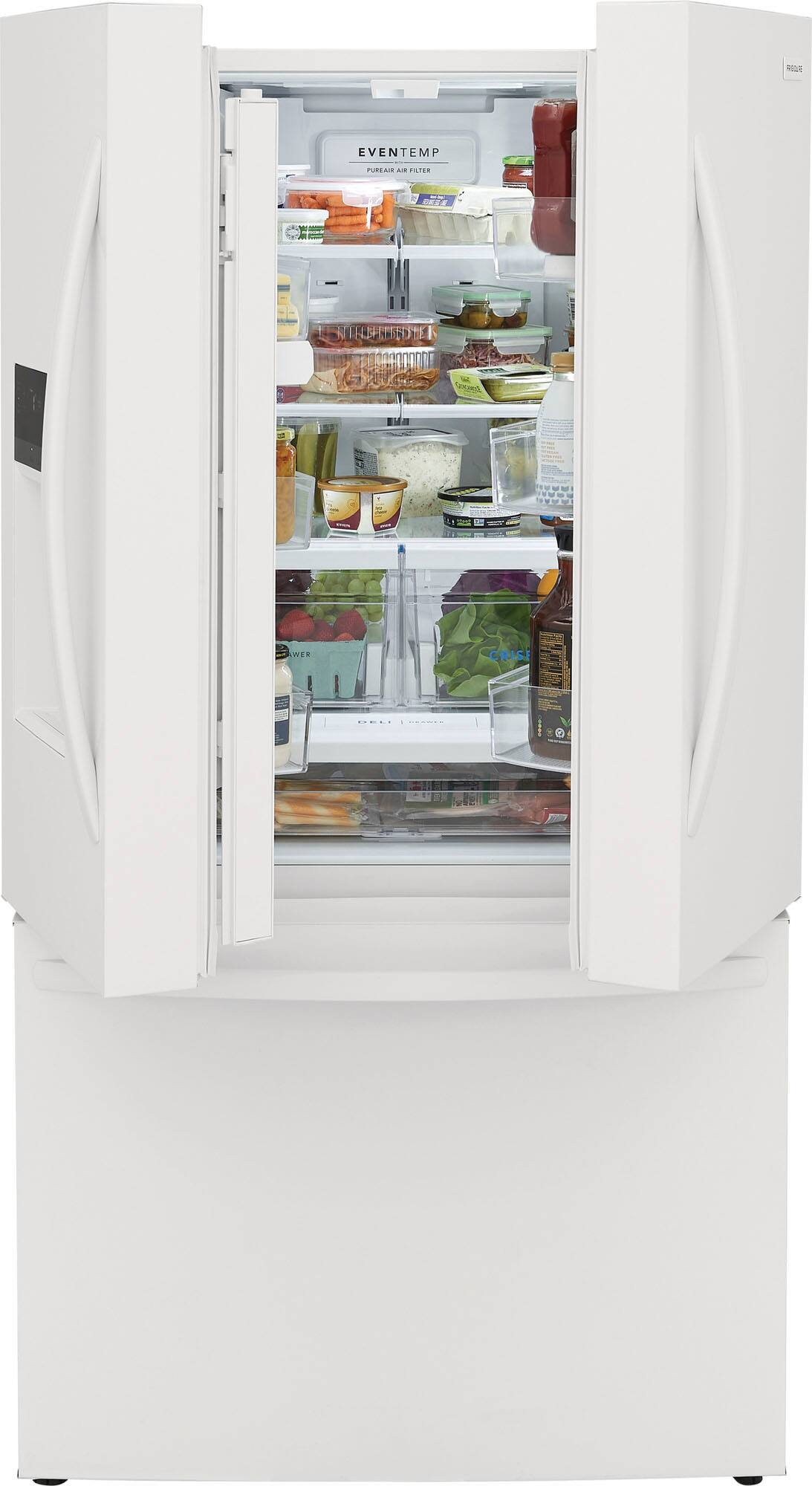 Alt View 2. Frigidaire - 27.8 Cu. Ft. French Door Refrigerator - White.