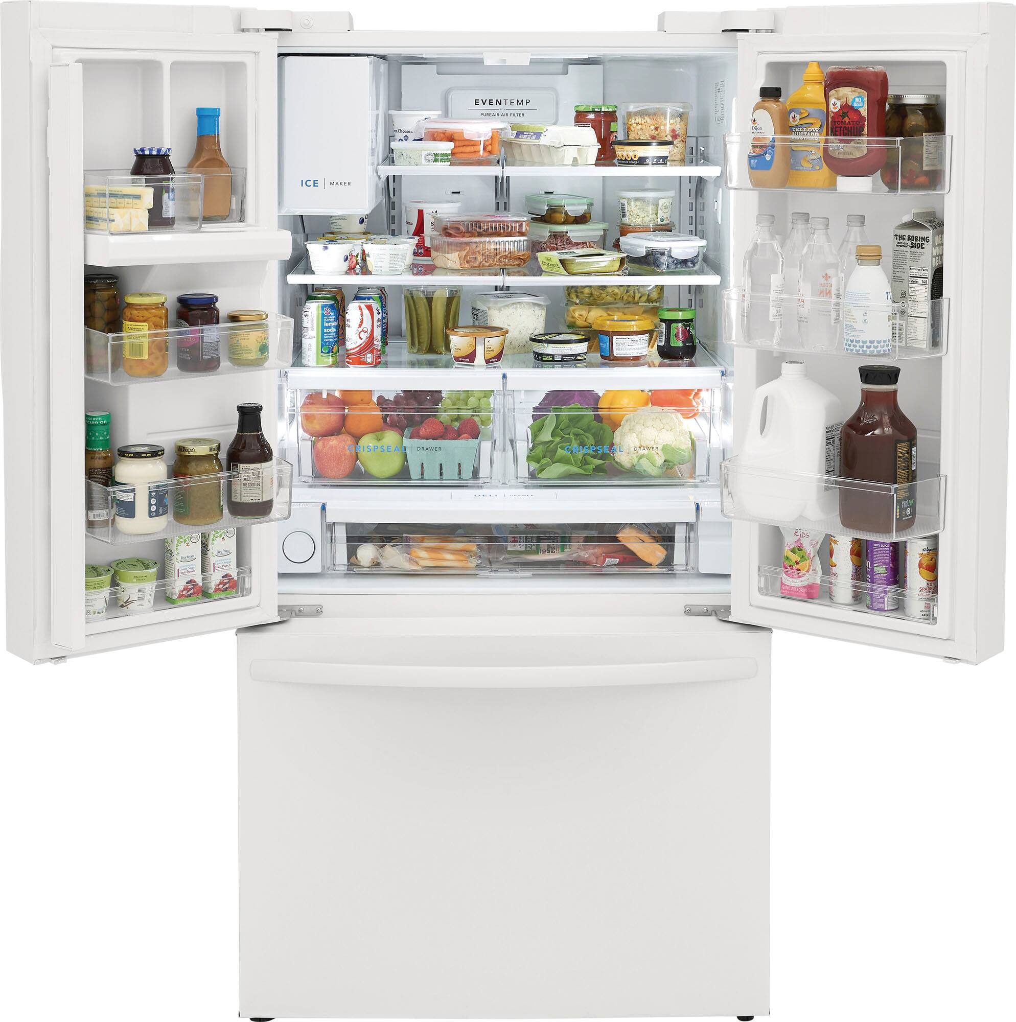 Alt View 3. Frigidaire - 27.8 Cu. Ft. French Door Refrigerator - White.