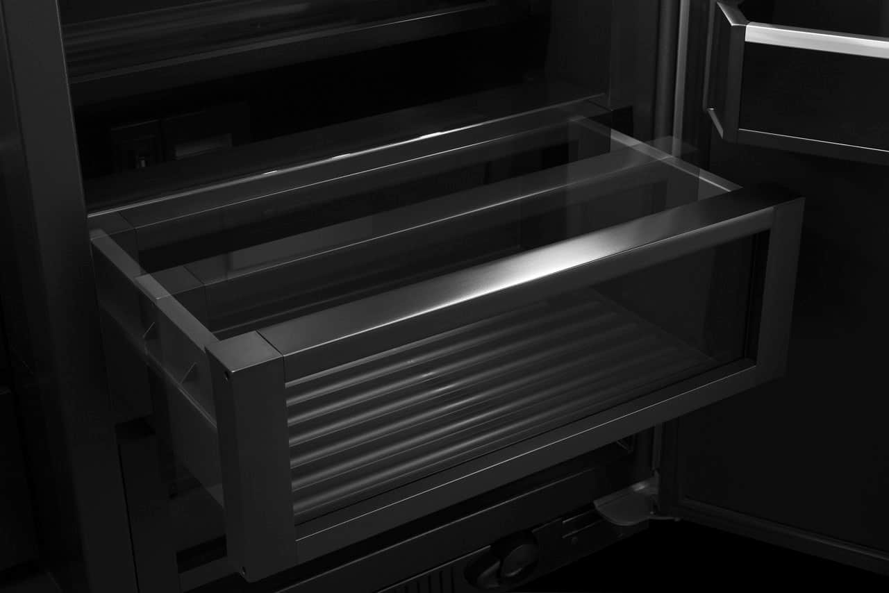 Alt View 5. JennAir - 29.4 Cu. Ft. Side-by-Side Refrigerator with Water Dispenser - Stainless Steel.