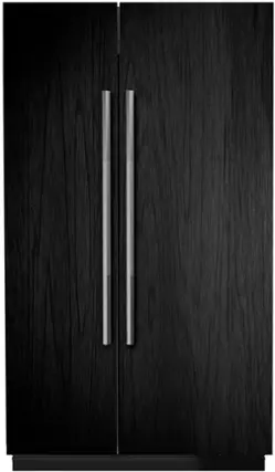 Front. JennAir - 29.4 Cu. Ft. Side-by-Side Refrigerator with Capacitive Touch Controls - Custom Panel Ready.