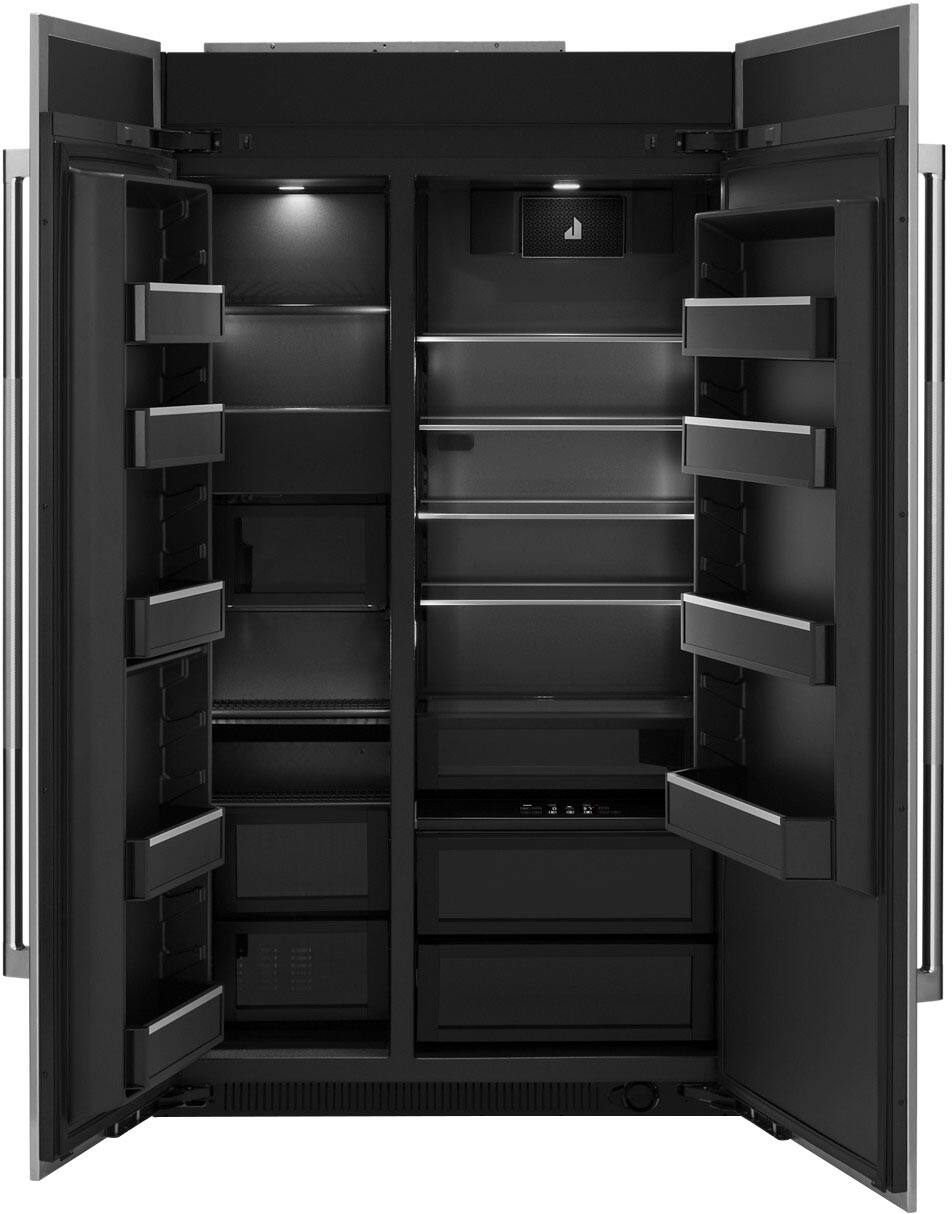 Alt View 1. JennAir - 29.4 Cu. Ft. Side-by-Side Refrigerator with Capacitive Touch Controls - Custom Panel Ready.