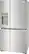 Angle. Frigidaire - Gallery 21.3 Cu. Ft. Counter-Depth 4-Door Refrigerator - Stainless steel.