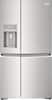 Front. Frigidaire - Gallery 21.3 Cu. Ft. Counter-Depth 4-Door Refrigerator - Stainless steel.