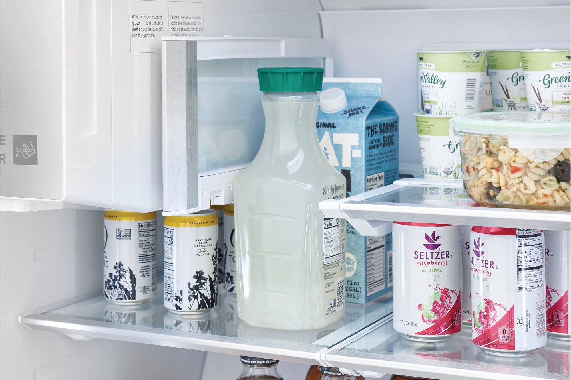 Alt View 12. Frigidaire - Gallery 21.3 Cu. Ft. Counter-Depth 4-Door Refrigerator - Stainless steel.