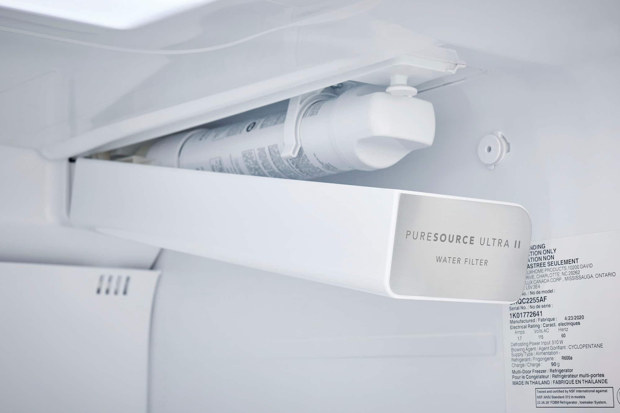 Alt View 17. Frigidaire - Gallery 21.3 Cu. Ft. Counter-Depth 4-Door Refrigerator - Stainless steel.