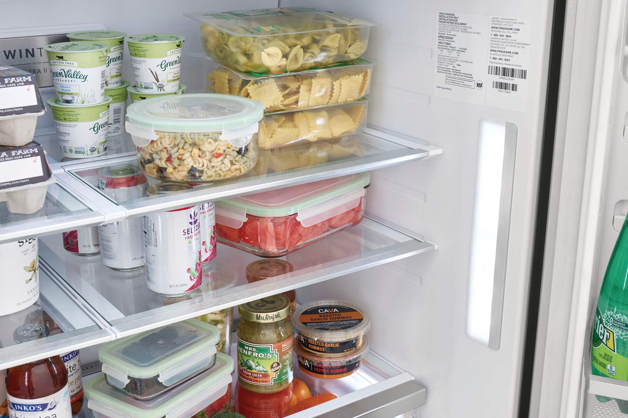 Alt View 18. Frigidaire - Gallery 21.3 Cu. Ft. Counter-Depth 4-Door Refrigerator - Stainless steel.