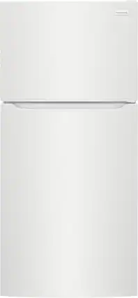 Front. Frigidaire - 18.3 Cu. Ft. Top Freezer Refrigerator - White.