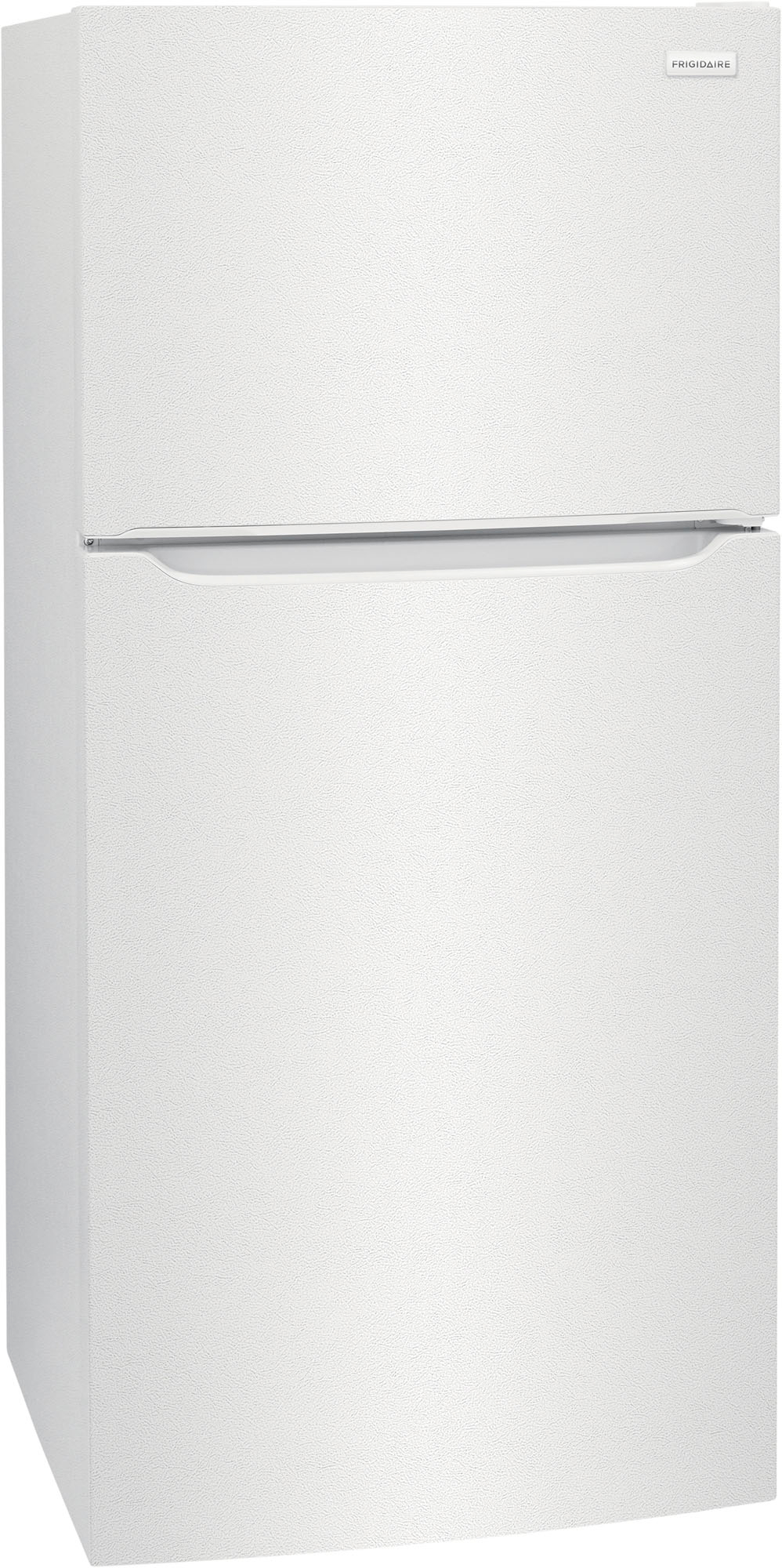 Left View: Frigidaire - 18.3 Cu. Ft. Top Freezer Refrigerator - White