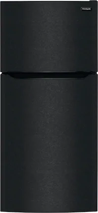 Front. Frigidaire - 18.3 Cu. Ft. Top Freezer Refrigerator - Black.