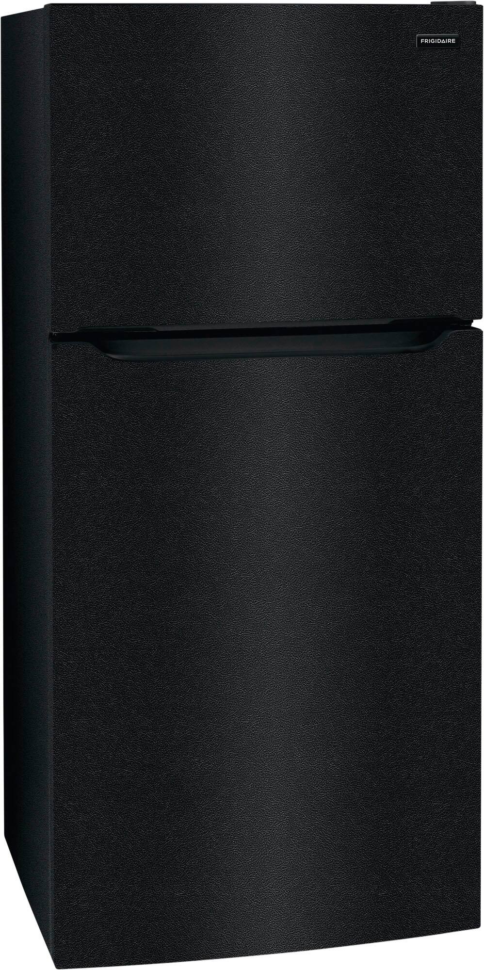 Left. Frigidaire - 18.3 Cu. Ft. Top Freezer Refrigerator - Black.