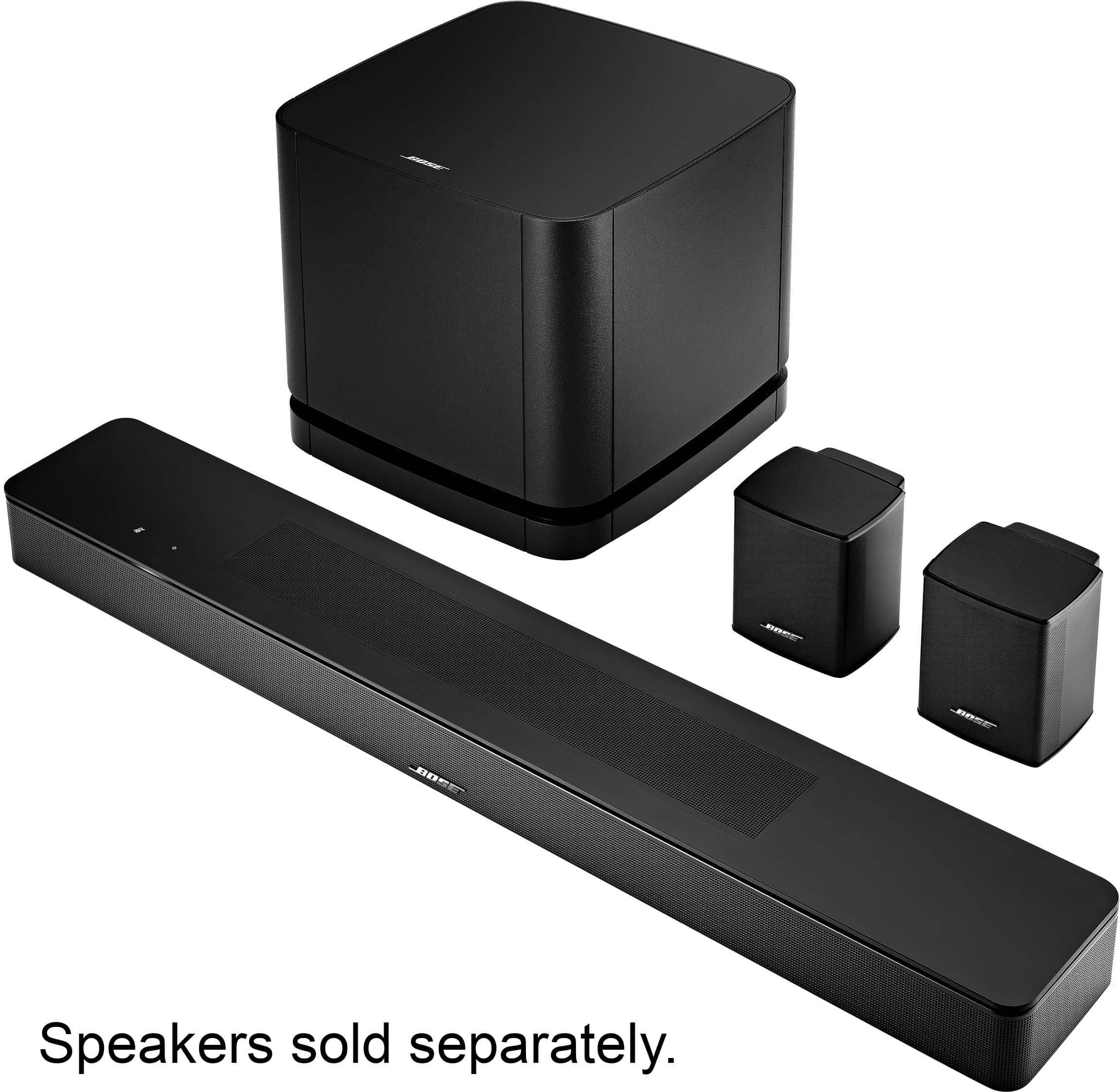 Bose Smart Soundbar 600 with Dolby Atmos and Voice Assistant Black