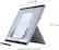Alt View 16. Microsoft - Surface Pro 9 - 13” Touch-Screen - Microsoft SQ3 - 8GB Memory - 256GB SSD - Wi-Fi + 5G - Device Only (Latest Model) - Platinum.