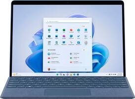 Microsoft - Surface Pro 9 - 13" Touch-Screen - Intel Evo Platform Core i7 - 16GB Memory - 256GB SSD - Device Only (Latest Model) - Sapphire - Front_Zoom