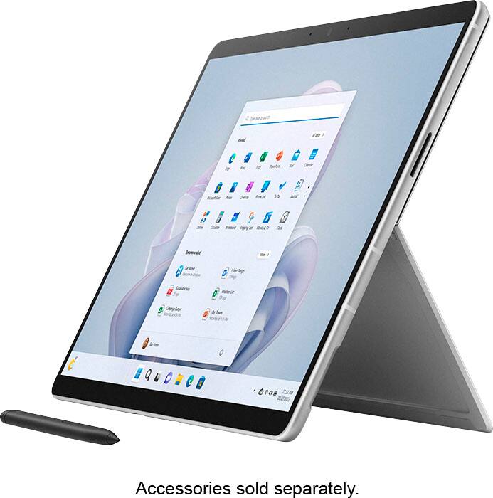 Alt View 12. Microsoft - Surface Pro 9 - 13" Touch-Screen - Intel Core i5 - 8GB Memory - 128GB SSD - Device Only - Platinum.