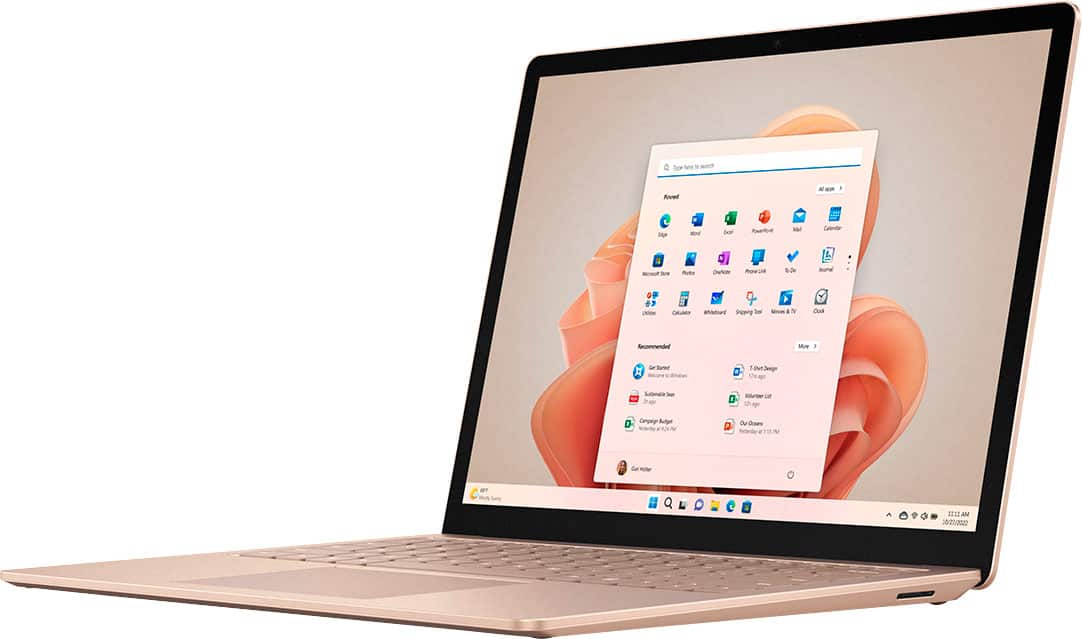 Alt View 12. Microsoft - Surface Laptop 5 - 13.5” Touch-Screen - Intel Evo Platform Core i5 with 8GB Memory - 512GB SSD (Latest Model) - Sandstone (Metal).