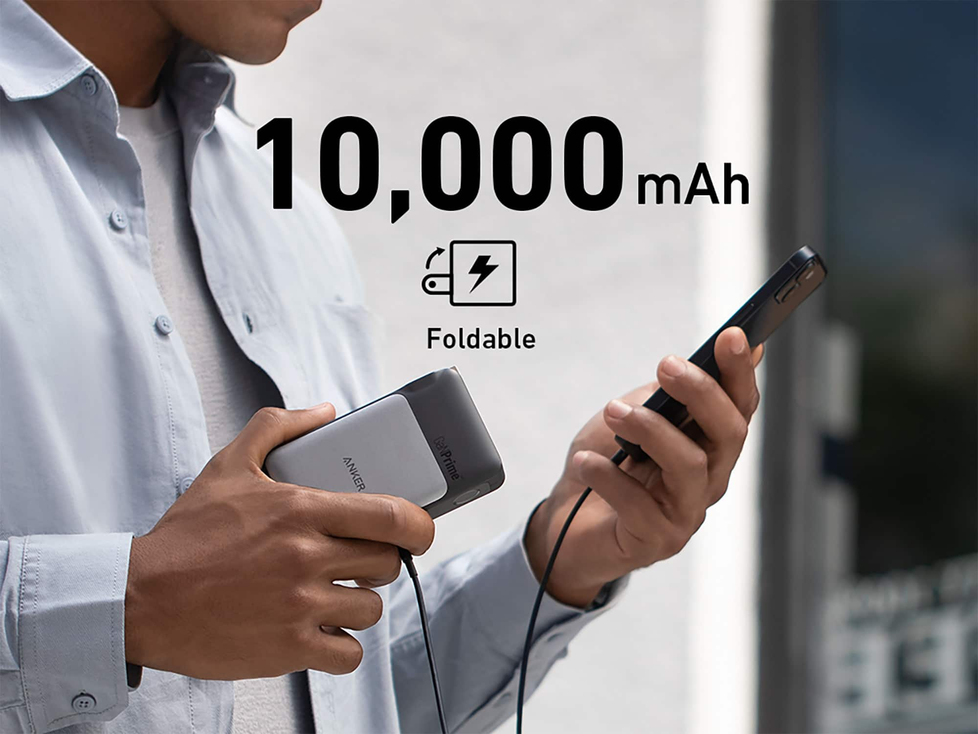 Anker 733 10k mAh 2-in-1 Portable Battery with GaN and 65W Fast 