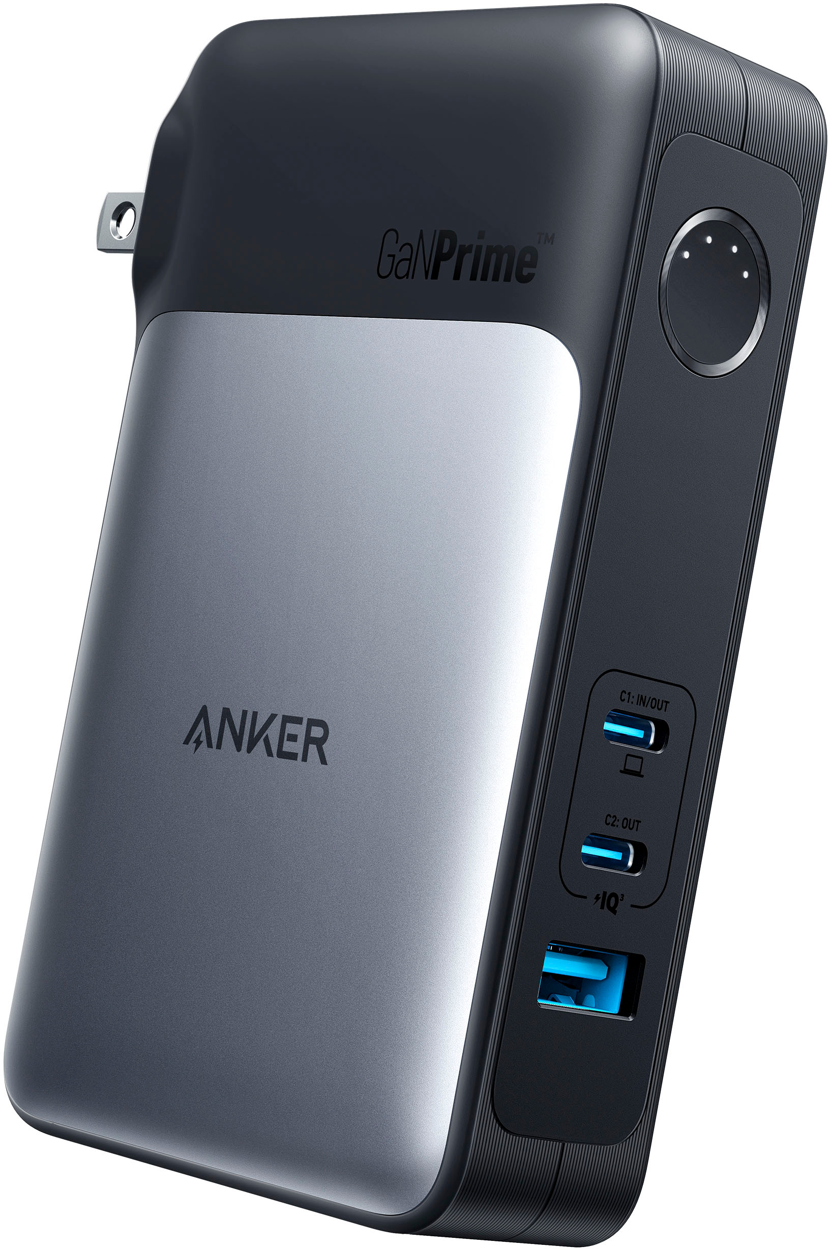 Anker Power Bank Battery Pack, 20,000mAh 22.5W High Speed Charging Portable  Charger with Built-in USB C Cable, 1 USB-C, 1 USB-A, for iPhone 15/15