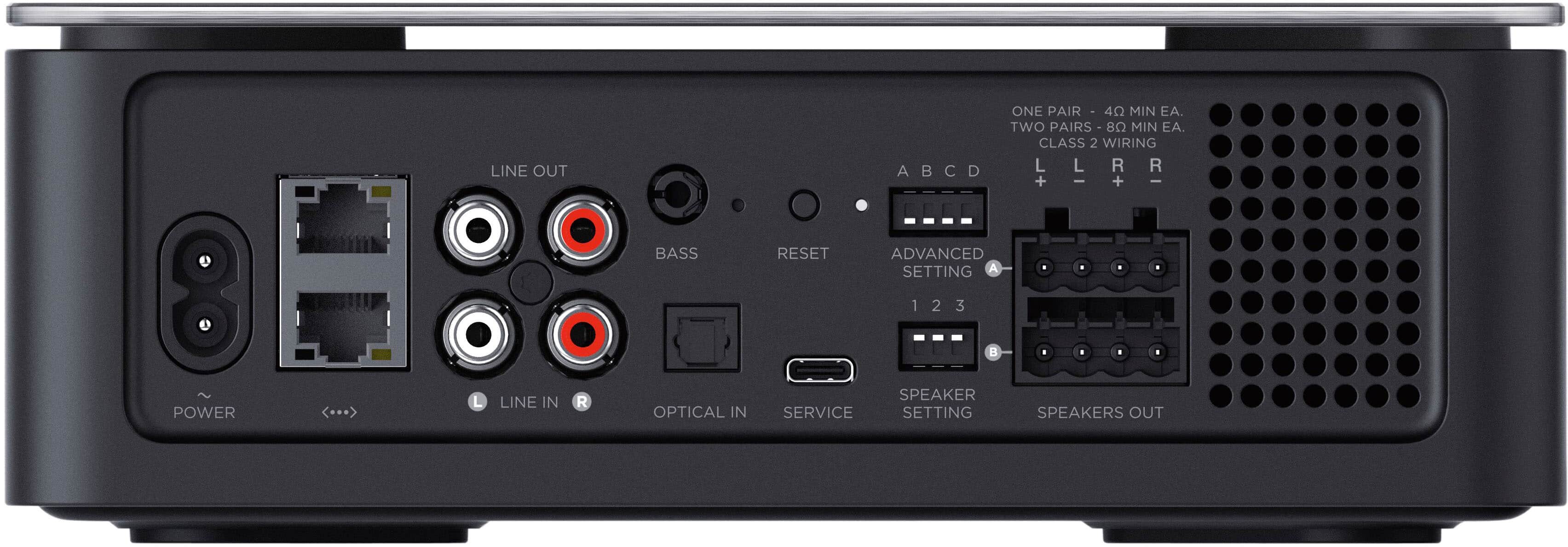 Back. Bose - Music Amplifier - Black.