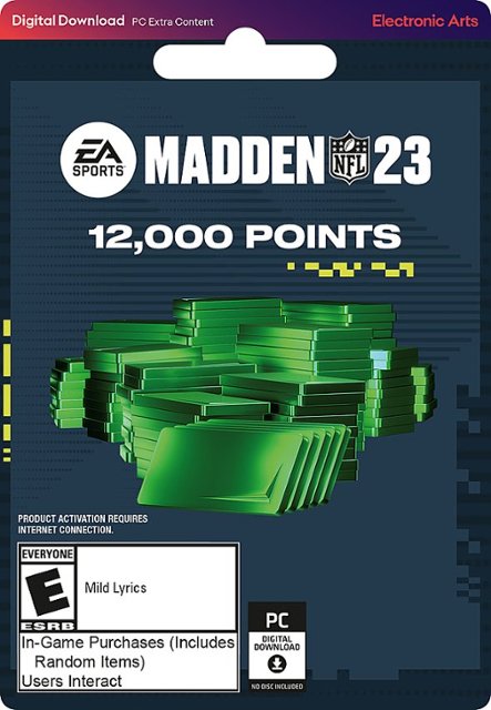 Madden NFL 23 Ultimate Team 12000 Points [Digital] 2379444 - Best Buy