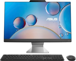 ASUS - A3402T 24'' Touch-Screen All-In-One - Intel I7-1255U - 16GB Memory - 512GB Solid State Drive - Black - Front_Zoom