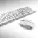 Alt View 11. CHERRY - DW 9100 Slim Fullsize Wireless Keyboard and Mouse Bundle - White/silver.