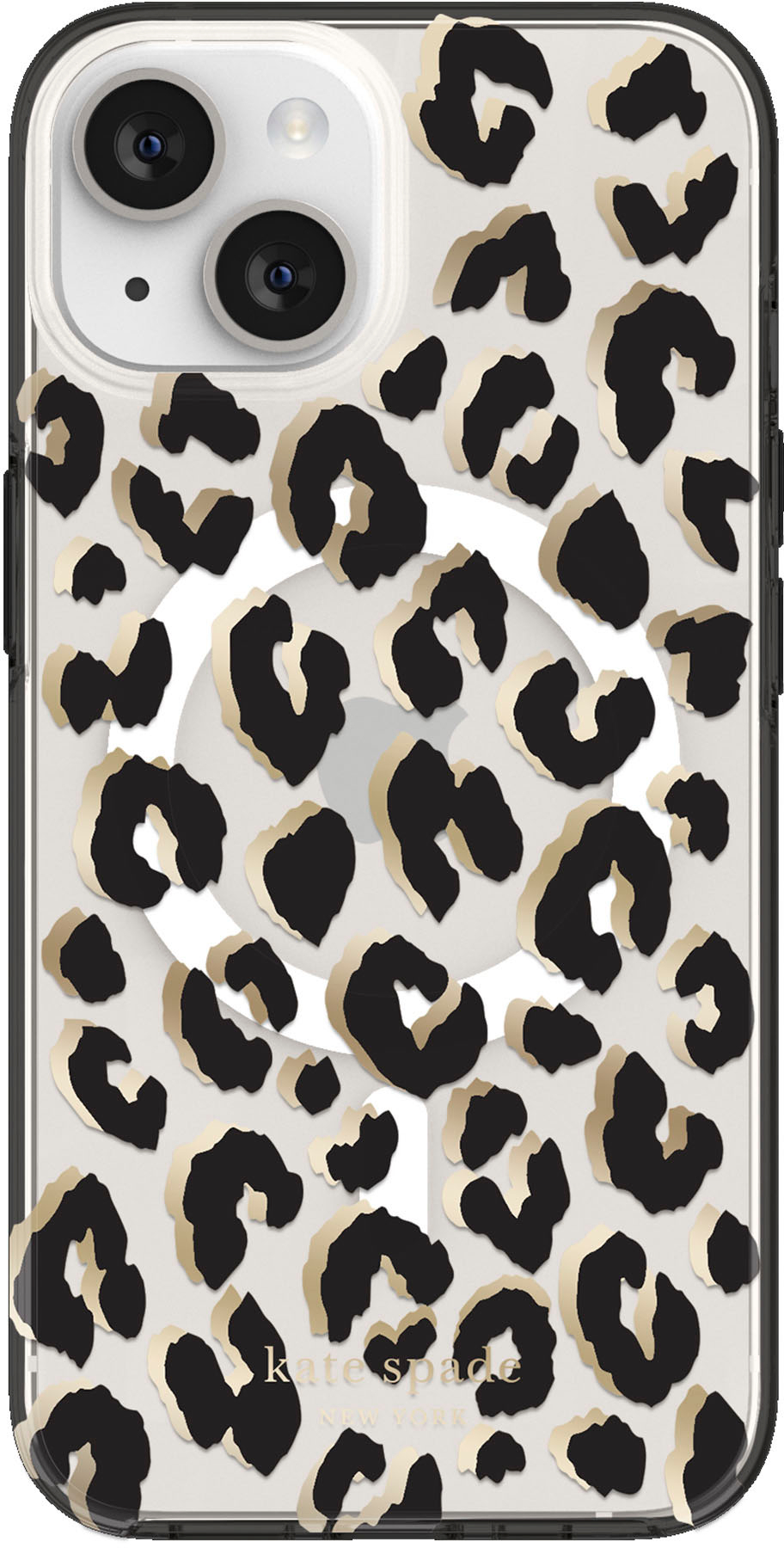 kate spade new york Protective Hardshell Magsafe Case for iPhone 14 and  iPhone 13 Leopard KSIPH-234-CTLB - Best Buy