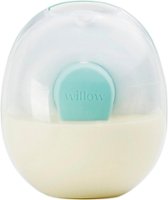 Willow - Go Wearable Breast Pump 7 oz. Reusable Container Set (2-Pack) - Clear - Front_Zoom