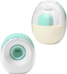 Willow Go Hands-Free Wearable in-bra Double Electric Breast Pump - Clear - Front_Zoom