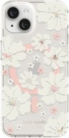 kate spade new york - Protective Hardshell Magsafe Case for iPhone 14 and iPhone 13 - Peony - Front_Zoom