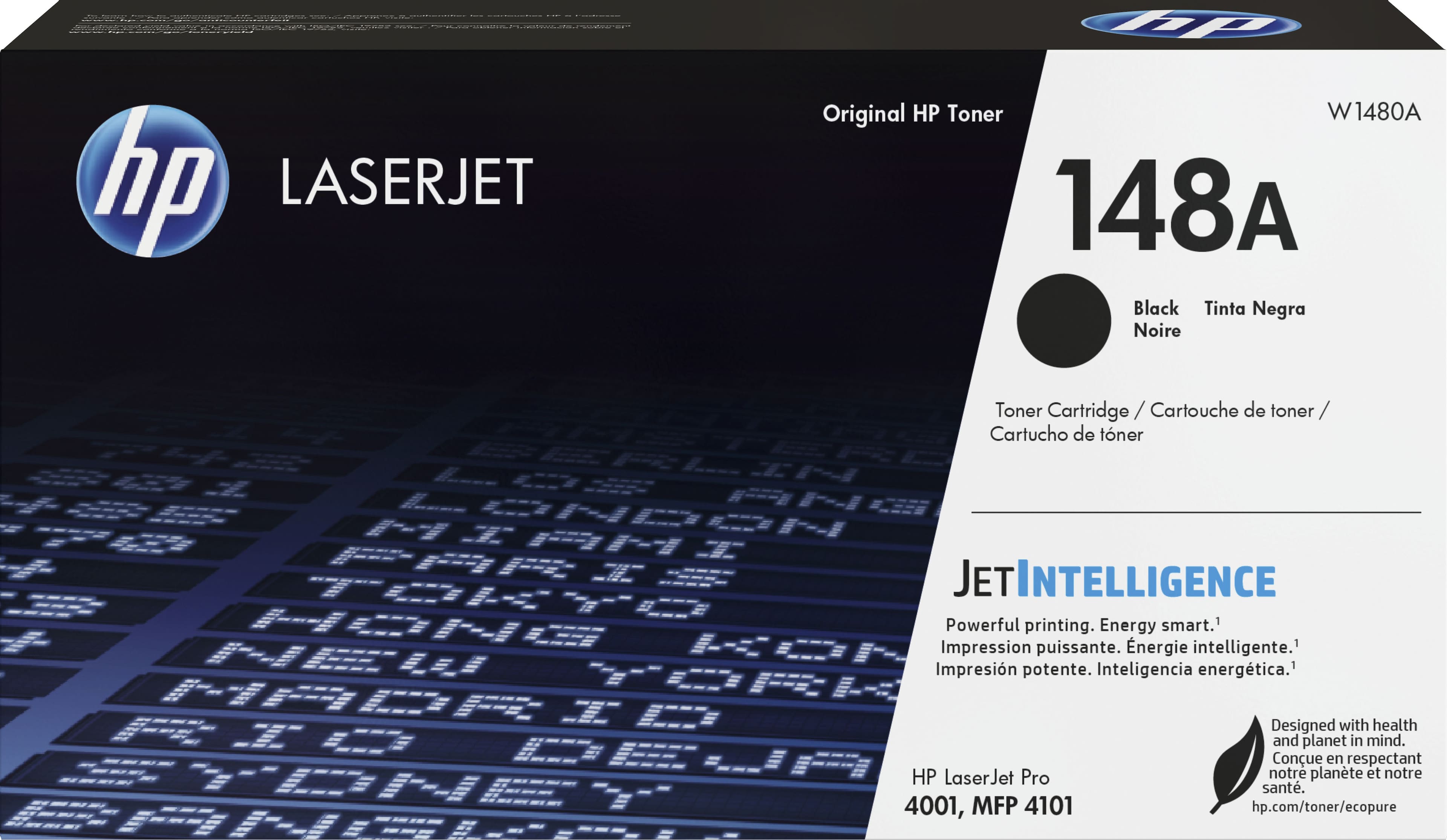 HP - 148A Standard Capacity Toner Cartridge - Black - Front_Zoom