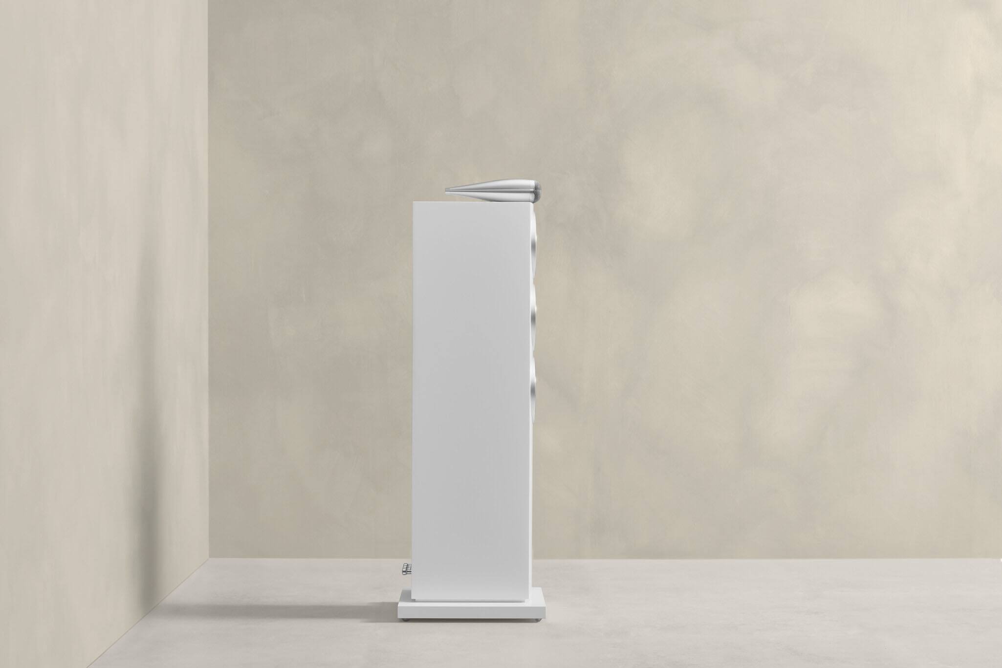 Alt View 14. Bowers & Wilkins - 700 Series 3 Floorstanding Speaker with 1" Tweeter on Top and Two 6.5" Bass Drivers (Each) - White.