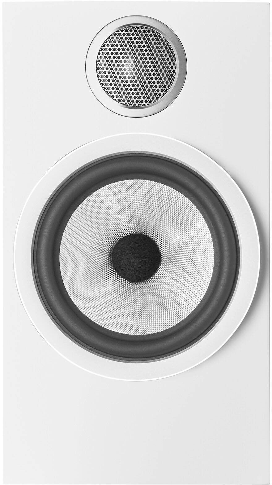Left. Bowers & Wilkins - 700 Series 3 Bookshelf Speaker with 1" Tweeter and 6.5" Midbass (Pair) - White.
