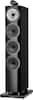 Front. Bowers & Wilkins - 700 Series 3 Floorstanding Speaker with 1" Tweeter On Top and Three 6.5" Bass Drivers (Each) - Gloss Black.