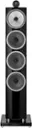 Left. Bowers & Wilkins - 700 Series 3 Floorstanding Speaker with 1" Tweeter On Top and Three 6.5" Bass Drivers (Each) - Gloss Black.