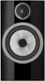 Left. Bowers & Wilkins - 700 Series 3 Bookshelf Speaker with 1" Tweeter and 6.5" Midbass (Pair) - Gloss Black.