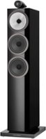 Bowers & Wilkins - 700 Series 3 Floorstanding Speaker with 1" Tweeter on Top and Two 6.5" Bass Drivers (Each) - Gloss Black - Front_Zoom