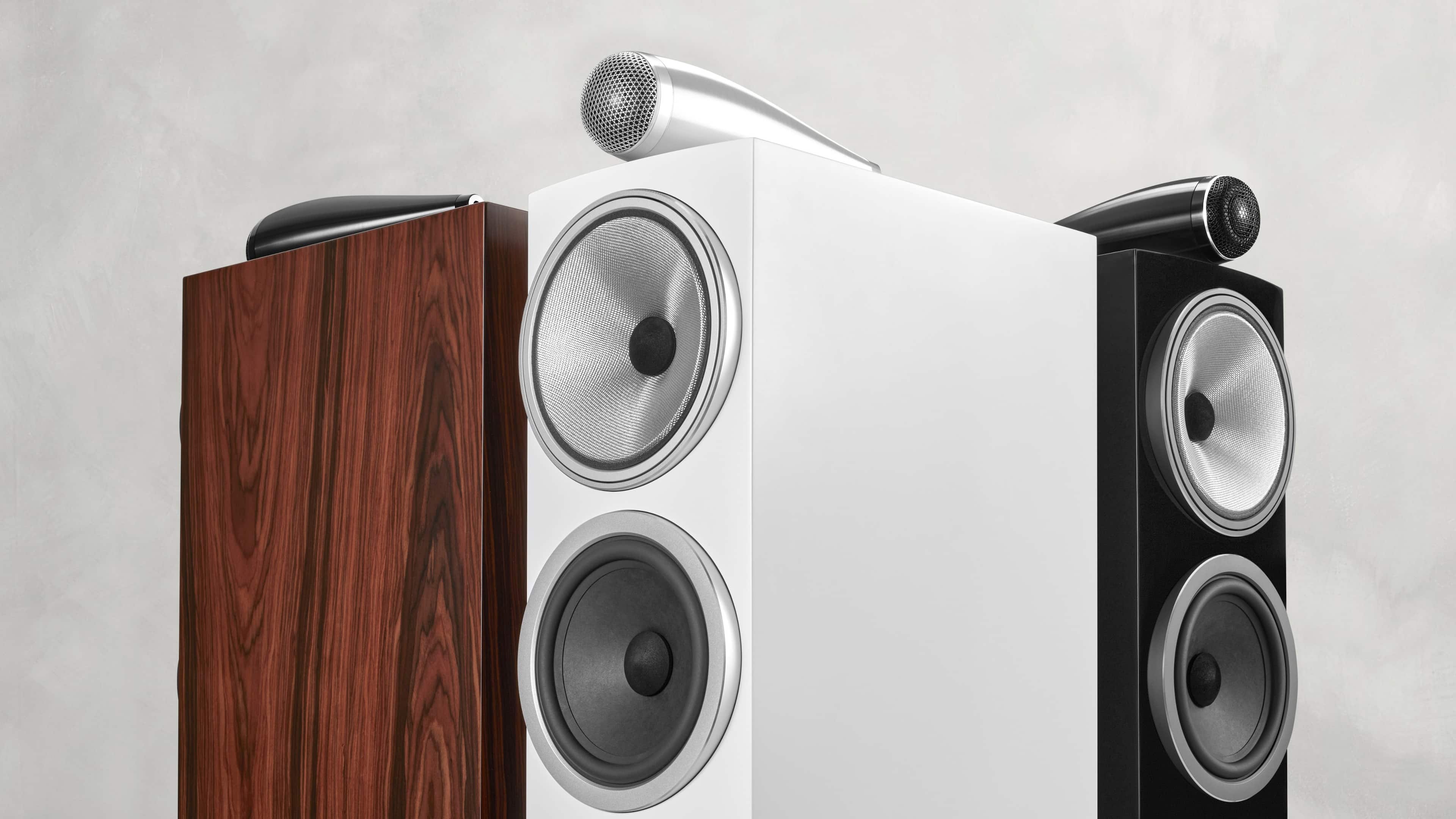 Alt View 12. Bowers & Wilkins - 700 Series 3 Floorstanding Speaker with 1" Tweeter on Top and Two 6.5" Bass Drivers (Each) - Gloss Black.