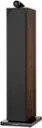 Angle. Bowers & Wilkins - 700 Series 3 Floorstanding Speaker with 1" Tweeter on Top and Two 6.5" Bass Drivers (Each) - Mocha.