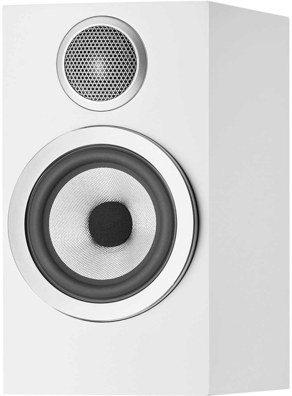 Bowers & Wilkins - 707 S3 Bookshelf Speaker with 1" Tweeter and 5" Midbass (Pair) - White