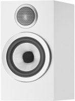 Bowers & Wilkins - 700 Series 3 Bookshelf Speaker with 1" Tweeter and 5" Midbass (Pair) - White - Front_Zoom