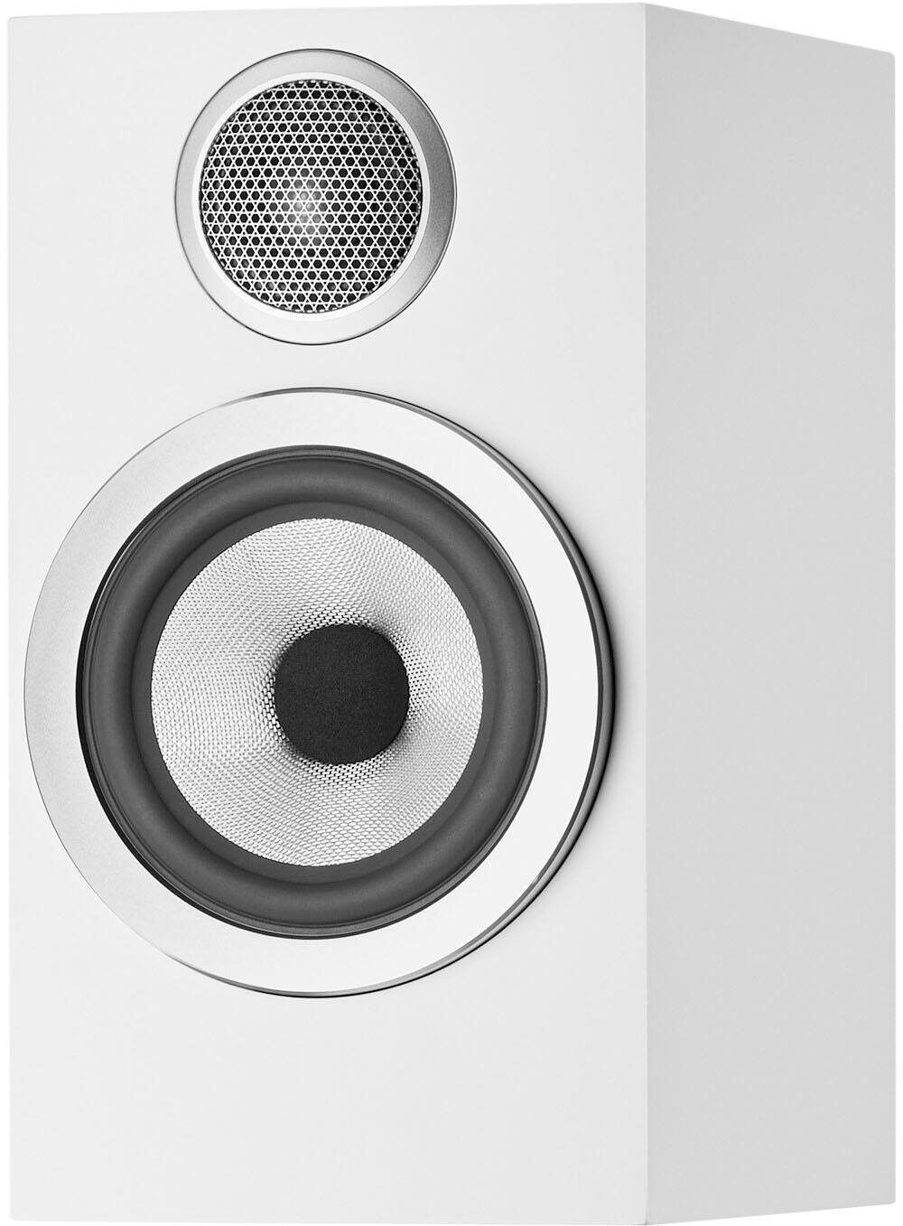 Bowers & Wilkins - 707 S3 Bookshelf Speaker with 1" Tweeter and 5" Midbass (Pair) - White