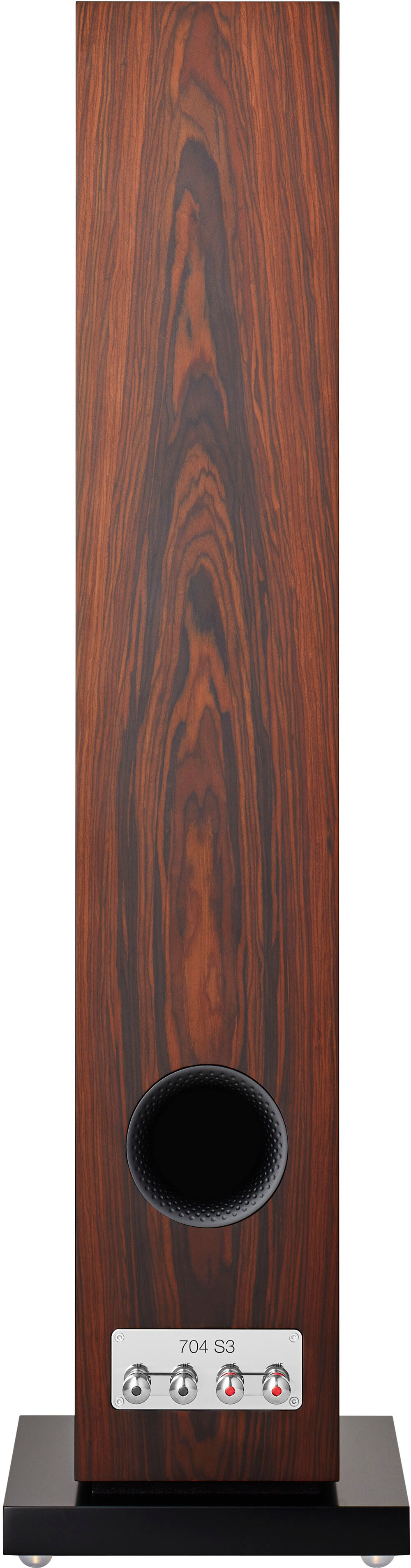 Back. Bowers & Wilkins - 700 Series 3 Floorstanding Speaker with 1" Tweeter and Two 5" Bass drivers (Each) - Mocha.